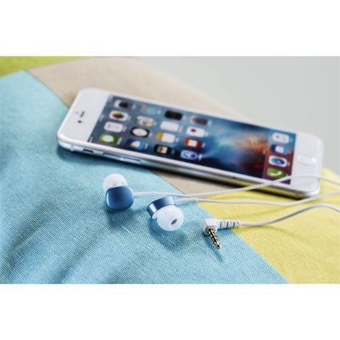 THOMSON SLUCHÁTKA EAR3056, SILIKONOVÉ ŠPUNTY, MODRÁ/BÍLÁ