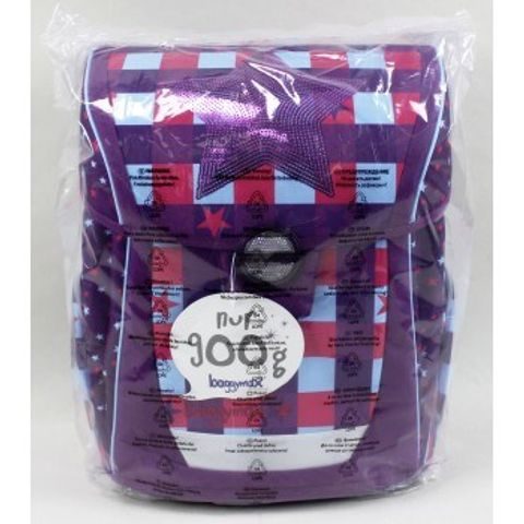 ŠKOLNÍ AKTOVKA - 3-DÍLNÝ SET, BAGGYMAX FABBY PINK STAR