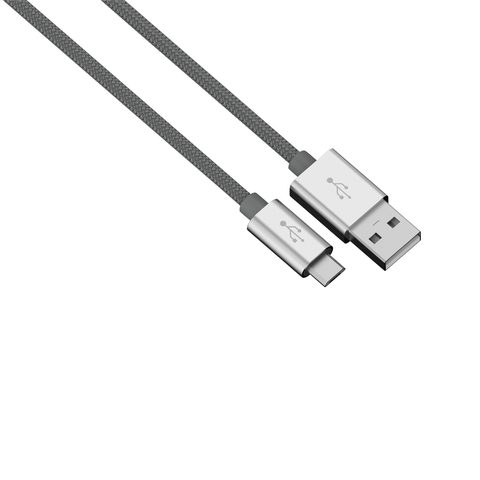HAMA MICRO USB KABEL COLOR LINE, 1 M, ANTRACITOVÝ
