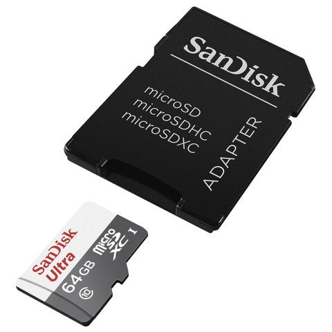 SANDISK ULTRA MICROSDXC 64 GB 80 MB/S CLASS 10 UHS-I, ADAPTÉR NÁHRADA ZA 139777