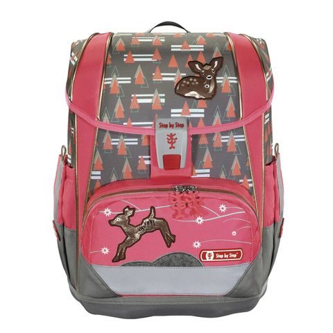 ŠKOLNÍ AKTOVKA LIGHT 2 PRO PRVŇÁČKY - 4-DÍLNÝ SET, STEP BY STEP SRNEČEK, CERTIFIKÁT AGR