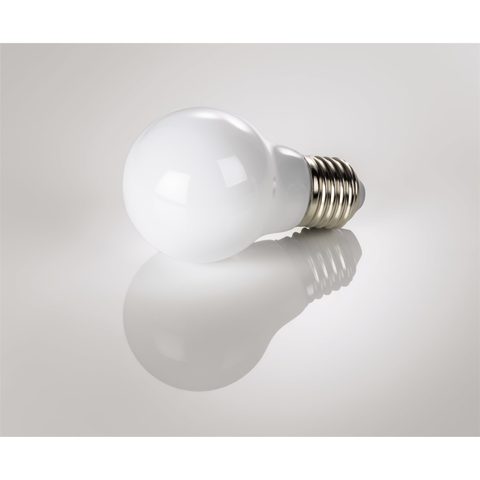 XAVAX LED ŽIAROVKA, 4,5 W (=40 W), E27, PLNE SKLENENÁ, TEPLÁ BIELA