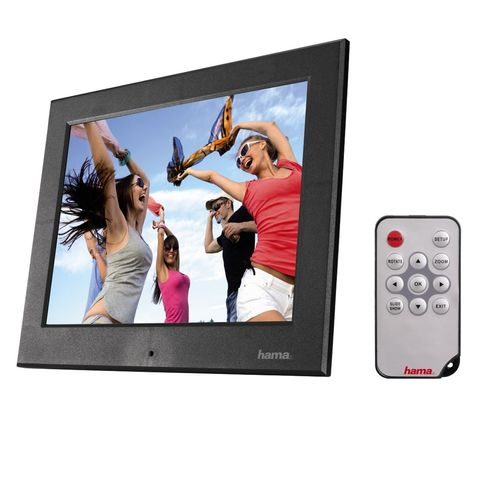 HAMA DIGITÁLNY FOTORÁMČEK SLIMLINE BASIC „8SLB“, 20,32 CM (8"), ČIERNY