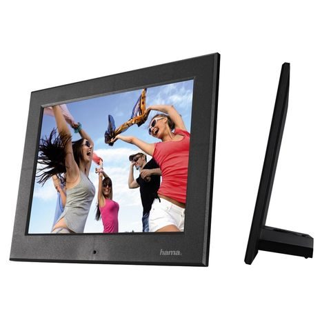 HAMA DIGITÁLNY FOTORÁMČEK SLIMLINE BASIC „8SLB“, 20,32 CM (8"), ČIERNY