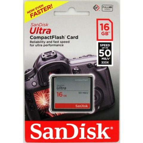 SANDISK ULTRA CF 16 GB 50 MB/S