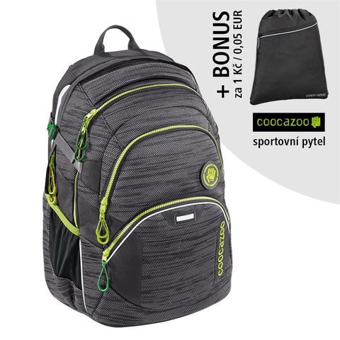 ŠKOLNÍ BATOH COOCAZOO JOBJOBBER2, BLACK KNIT