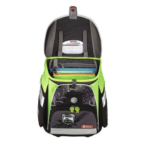 ŠKOLNÍ AKTOVKA TOUCH2 PRO PRVŇÁČKY - 4-DÍLNÝ SET, STEP BY STEP TRAKTOR, CERTIFIKÁT AGR