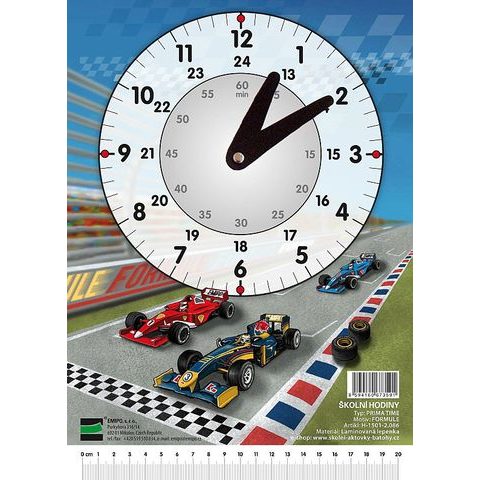 EMIPO ŠKOLSKÉ HODINY FORMULE