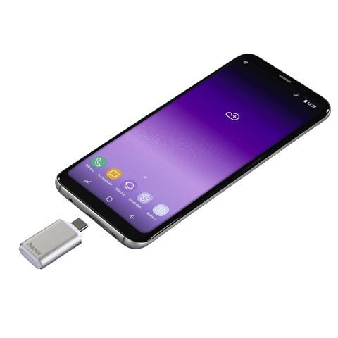 HAMA ČTEČKA KARET USB 3.1 TYP C, OTG , MICROSD, STŘÍBRNÁ