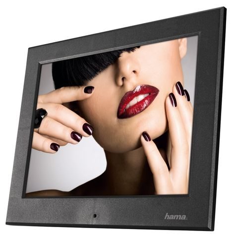 HAMA DIGITÁLNY FOTORÁMČEK SLIMLINE BASIC „8SLB“, 20,32 CM (8"), ČIERNY