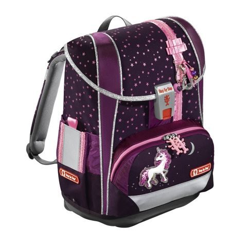 ŠKOLSKÁ AKTOVKA LIGHT 2 PRE PRVÁČIKOV - 4-DIELNY SET, STEP BY STEP JEDNOROŽEC, CERTIFIKÁT AGR