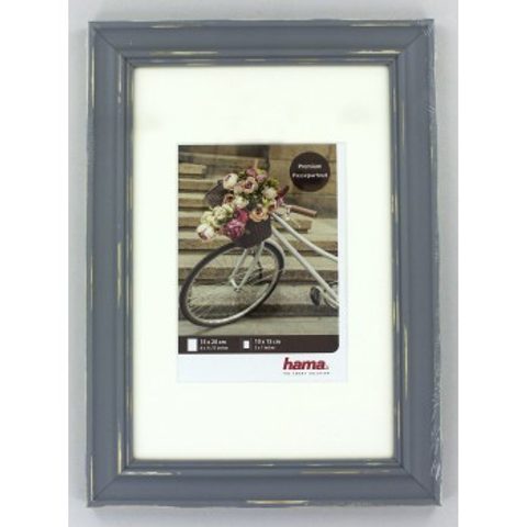 HAMA RÁMEČEK DŘEVĚNÝ VÉLO, ŠEDÁ, 15 X 20 CM