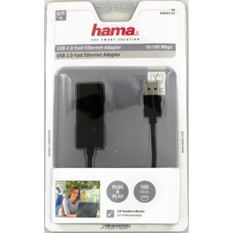 HAMA SIEŤOVÝ ADAPTÉR USB - ETHERNET (RJ45)