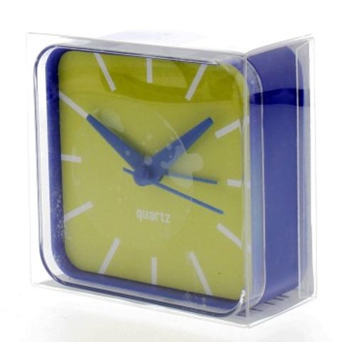 HAMA MULTICOLOR ALARM CLOCK, QUIET, GREEN/BLUE