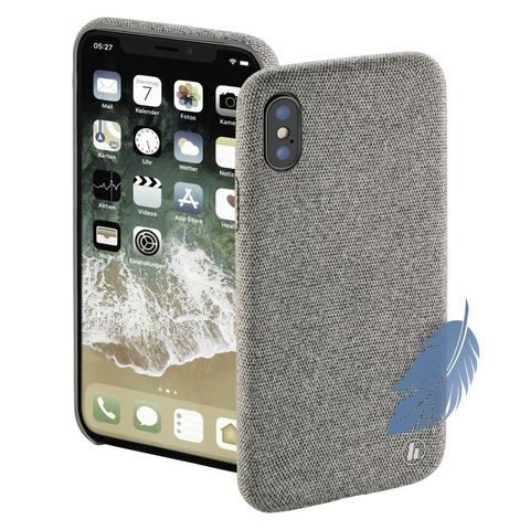 HAMA COZY COVER FOR APPLE IPHONE XS MAX, LIGHT GREY