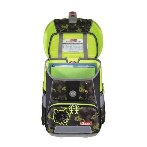 ŠKOLNÍ AKTOVKA E- SPACE-5-DÍLNÝ SET, STEP BY STEP S ELEKTRONICKY NASTAVITELNÝM BEDERÁKEM, PANTER