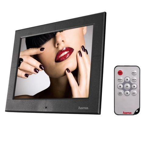 HAMA DIGITÁLNY FOTORÁMČEK SLIMLINE BASIC „8SLB“, 20,32 CM (8"), ČIERNY