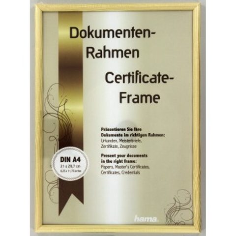 HAMA RÁMEČEK DŘEVĚNÝ OREGON, PŘÍRODNÍ, 21X29,7CM