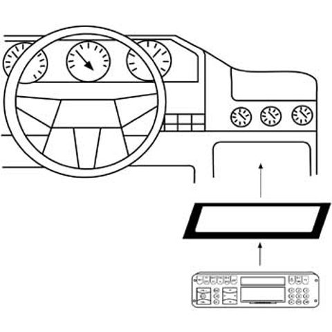 HAMA CAR RADIO SUPPORT FOR PEUGEOT 306