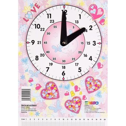 ŠKOLNÍ HODINY LOVE