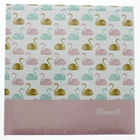 HAMA ALBUM KLASICKÉ SWAN 30X30 CM, 80 STRAN, ZLATÁ