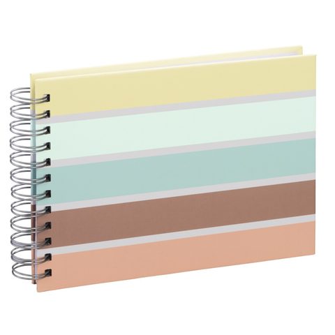 HAMA ALBUM KLASICKÉ SPIRÁLOVÉ FINE ART SUN 24X17 CM, 50 STRAN, BÍLÉ LISTY