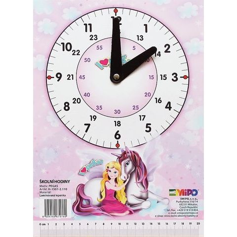 EMIPO ŠKOLSKÉ HODINY PEGAS