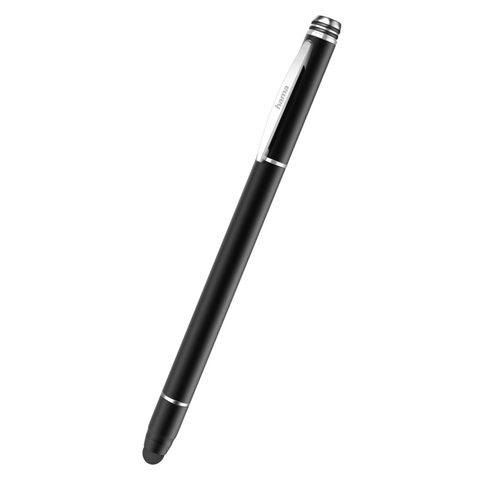 HAMA 3IN1 STYLUS WITH LASER POINTER AND BALLPOINT PEN, BLACK