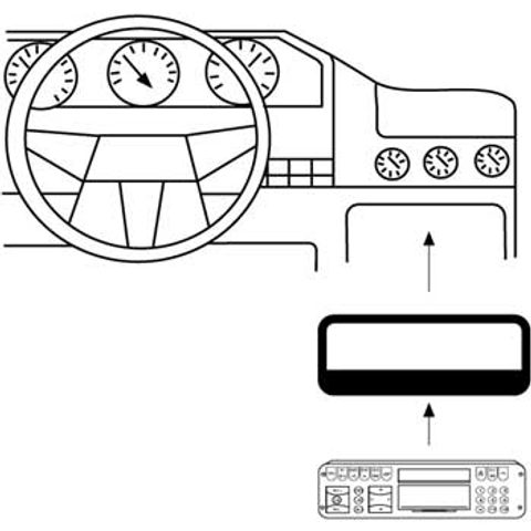 HAMA CAR RADIO SUPPORT FOR PEUGEOT 206