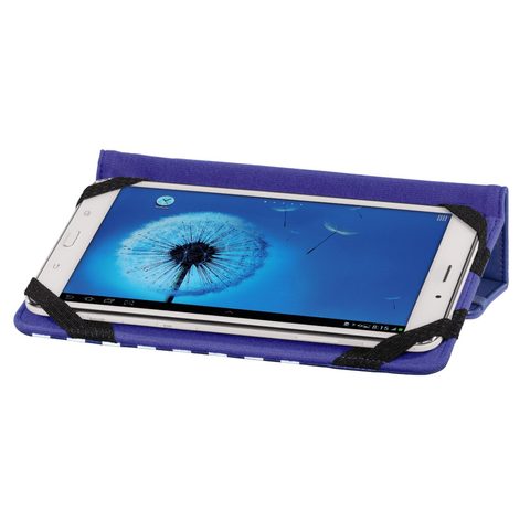 HAMA STRIPES PUZDRO NA TABLET DO 20,3 CM (8"), MODRÉ S BIELYMI PRÚŽKAMI