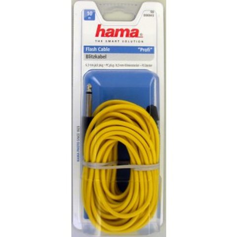 HAMA BLESKKABEL 6,3MM-PC   10M