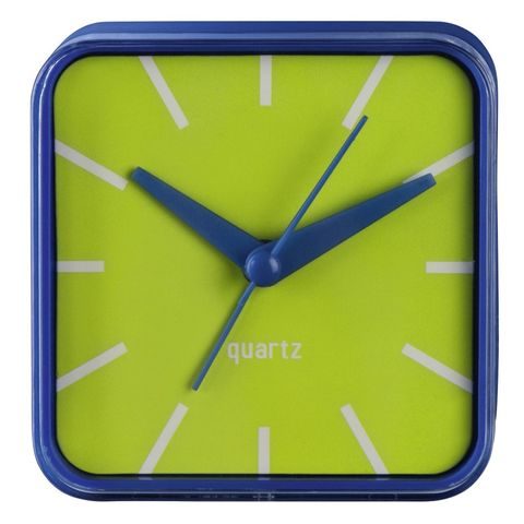 HAMA MULTICOLOR ALARM CLOCK, QUIET, GREEN/BLUE