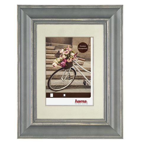 HAMA RÁMEČEK DŘEVĚNÝ VÉLO, ŠEDÁ, 15 X 20 CM