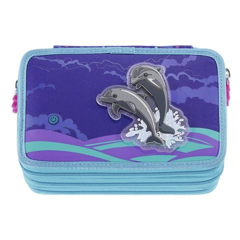 VYBAVENÝ BLIKACÍ PENÁL STEP BY STEP DELFÍNI