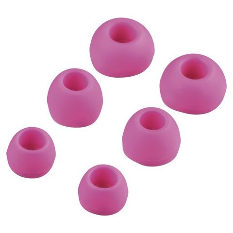 HAMA SLÚCHADLÁ NEON, SILIKÓNOVÉ ŠTUPLE, OPLETENÝ KÁBEL, RUŽOVÉ