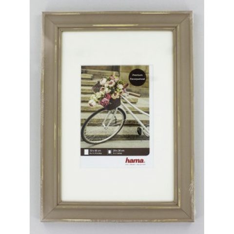 HAMA RÁMEČEK DŘEVĚNÝ VÉLO, KAPUČÍNO, 30 X 40 CM