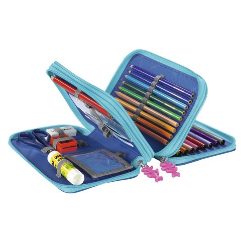 VYBAVENÝ BLIKACÍ PENÁL STEP BY STEP DELFÍNI