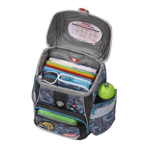 ŠKOLNÍ AKTOVKA/BATOH 2V1 PRO PRVŇÁČKY – 6-DÍLNÝ SET, STEP BY STEP STONE, CERTIFIKÁT AGR