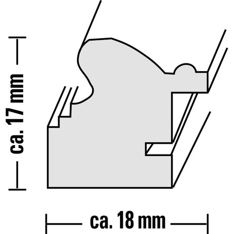 HAMA RÁMEČEK DŘEVĚNÝ IDAHO, HNĚDÁ, 9X13 CM