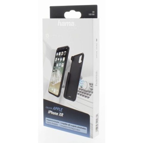 HAMA MAGNET COVER FOR APPLE IPHONE XR, BLACK
