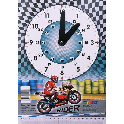 EMIPO ŠKOLSKÉ HODINY RIDER