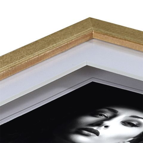 HAMA RÁMEČEK DŘEVĚNÝ DANA, KAMENNÁ ŠEDÁ, 24 X 30 CM