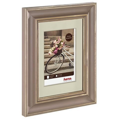 HAMA RÁMEČEK DŘEVĚNÝ VÉLO, KAPUČÍNO, 13 X 18 CM