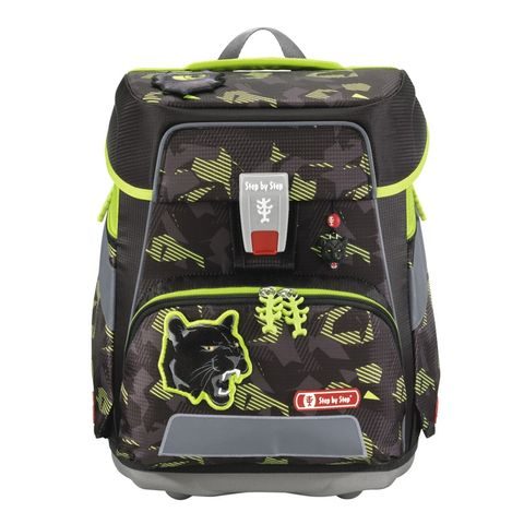 ŠKOLNÍ AKTOVKA E- SPACE-5-DÍLNÝ SET, STEP BY STEP S ELEKTRONICKY NASTAVITELNÝM BEDERÁKEM, PANTER