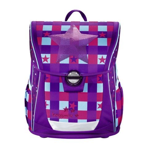 ŠKOLNÍ AKTOVKA - 3-DÍLNÝ SET, BAGGYMAX FABBY PINK STAR