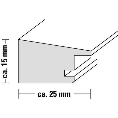 HAMA RÁMEČEK DŘEVĚNÝ LAHTI, HNĚDÁ, 18X24CM