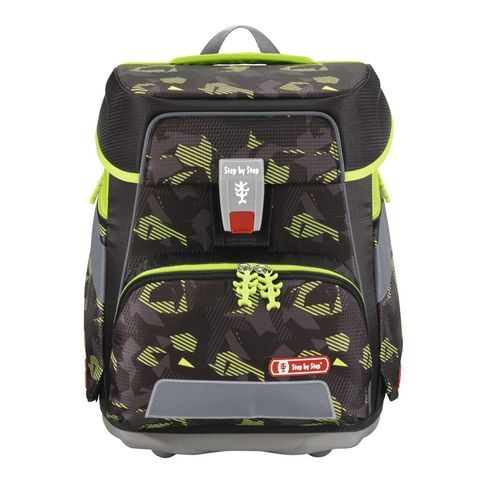 ŠKOLNÍ AKTOVKA E- SPACE-5-DÍLNÝ SET, STEP BY STEP S ELEKTRONICKY NASTAVITELNÝM BEDERÁKEM, PANTER