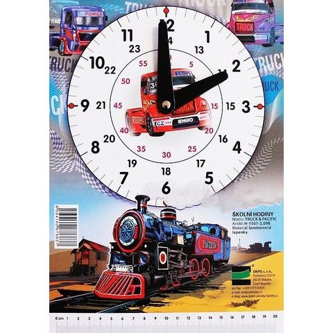 EMIPO ŠKOLSKÉ HODINY TRUCK - PACIFIC