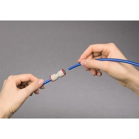 XAVAX STRAIGHT CONNECTOR FOR PLASTIC PIPES, 1/4"