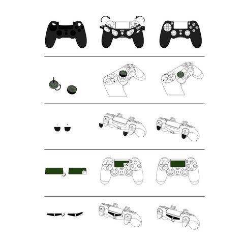 HAMA SET PRÍSLUŠENSTVA 7V1 „SOCCER“ PRE DUALSHOCK 4 OVLÁDAČ PS4